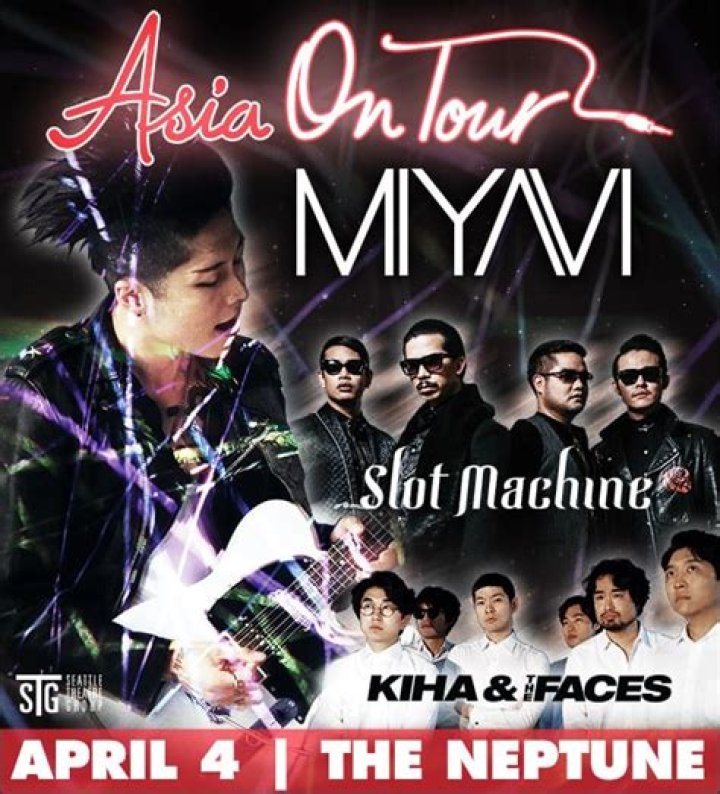 “Asia On Tour,” featuring Miyavi, Slot Machine and Kiha & The Faces