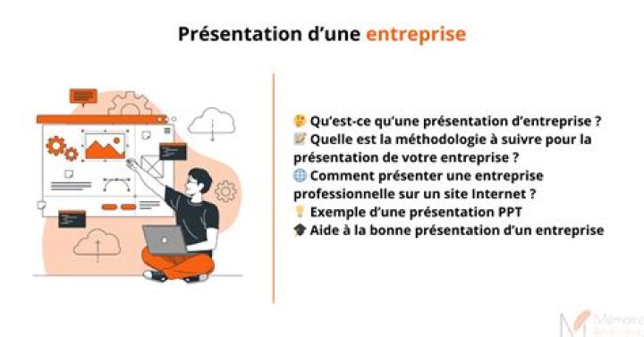 Conseils pour une bonne présentation de l'entreprise
