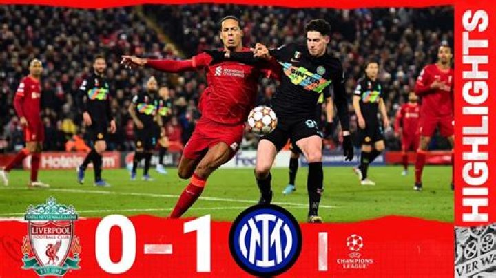 FT: Liverpool 0-1 Inter Milan, Reds Qualify 2-1 Aggregate (VIDEO HIGHLIGHTS)