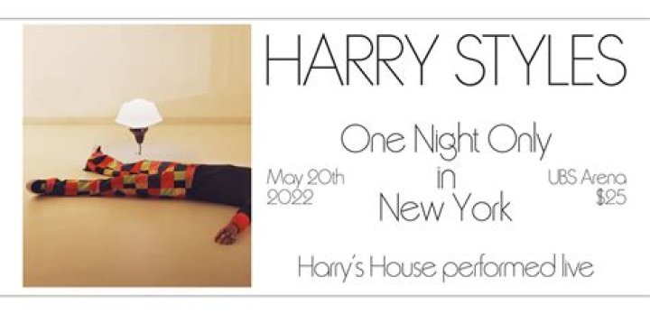 Harry Styles Announces One Night Only In New York