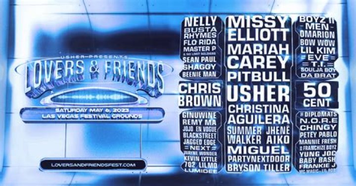 Lovers & Friends Announces 2023 Lineup Missy Elliott, Usher, Mariah Carey To Headline
